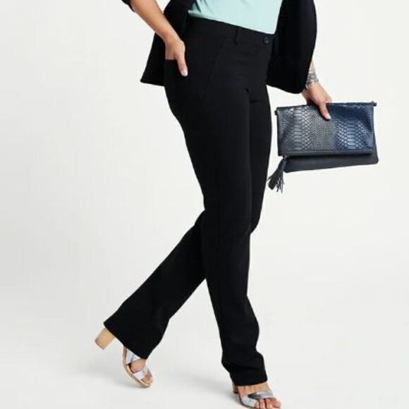 BETABRAND Straight Leg Classic Dress Pant Black Size Small - Picture 3 of 8